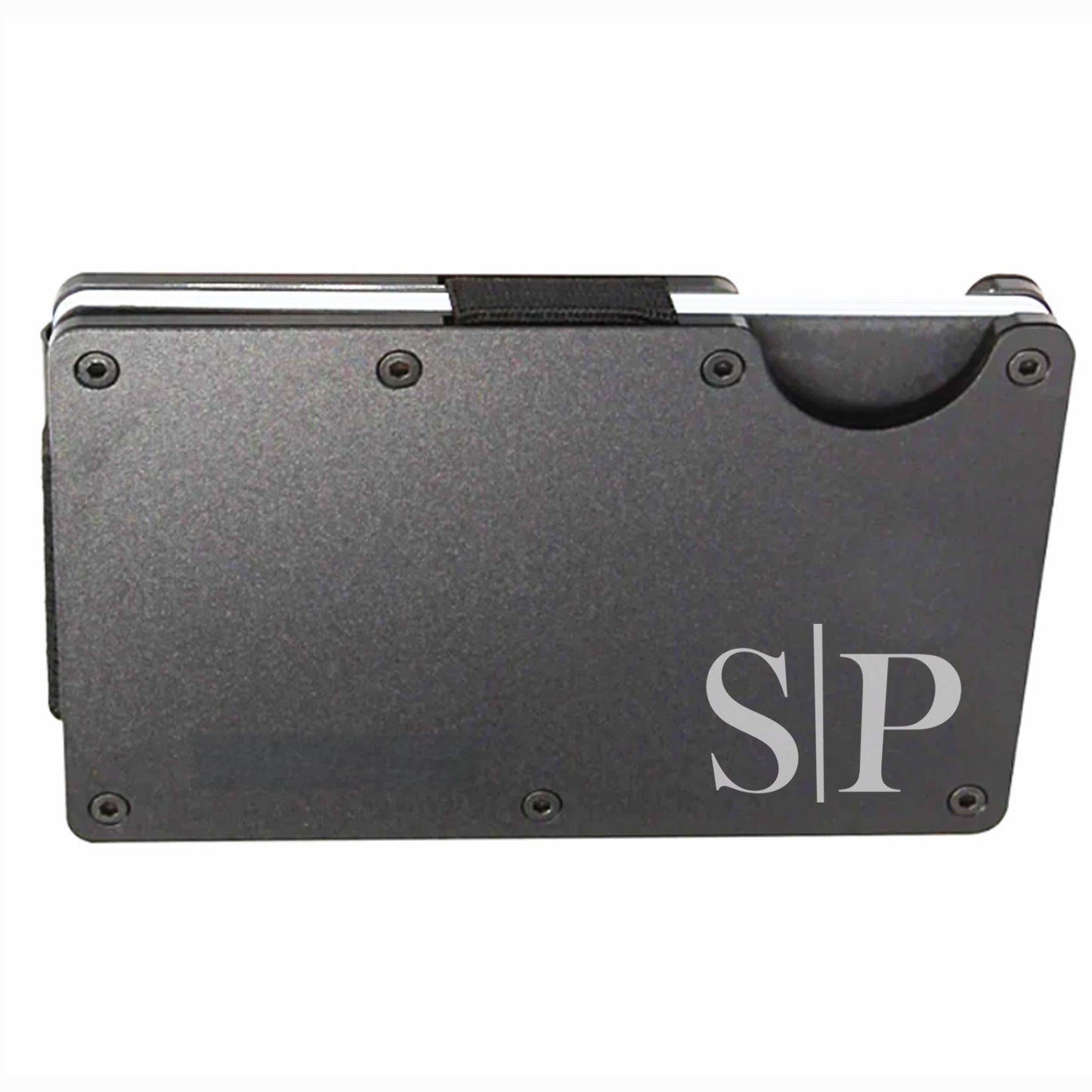 Minimalist Monogram Slim RFID Men's Engraved Personalized Wallet