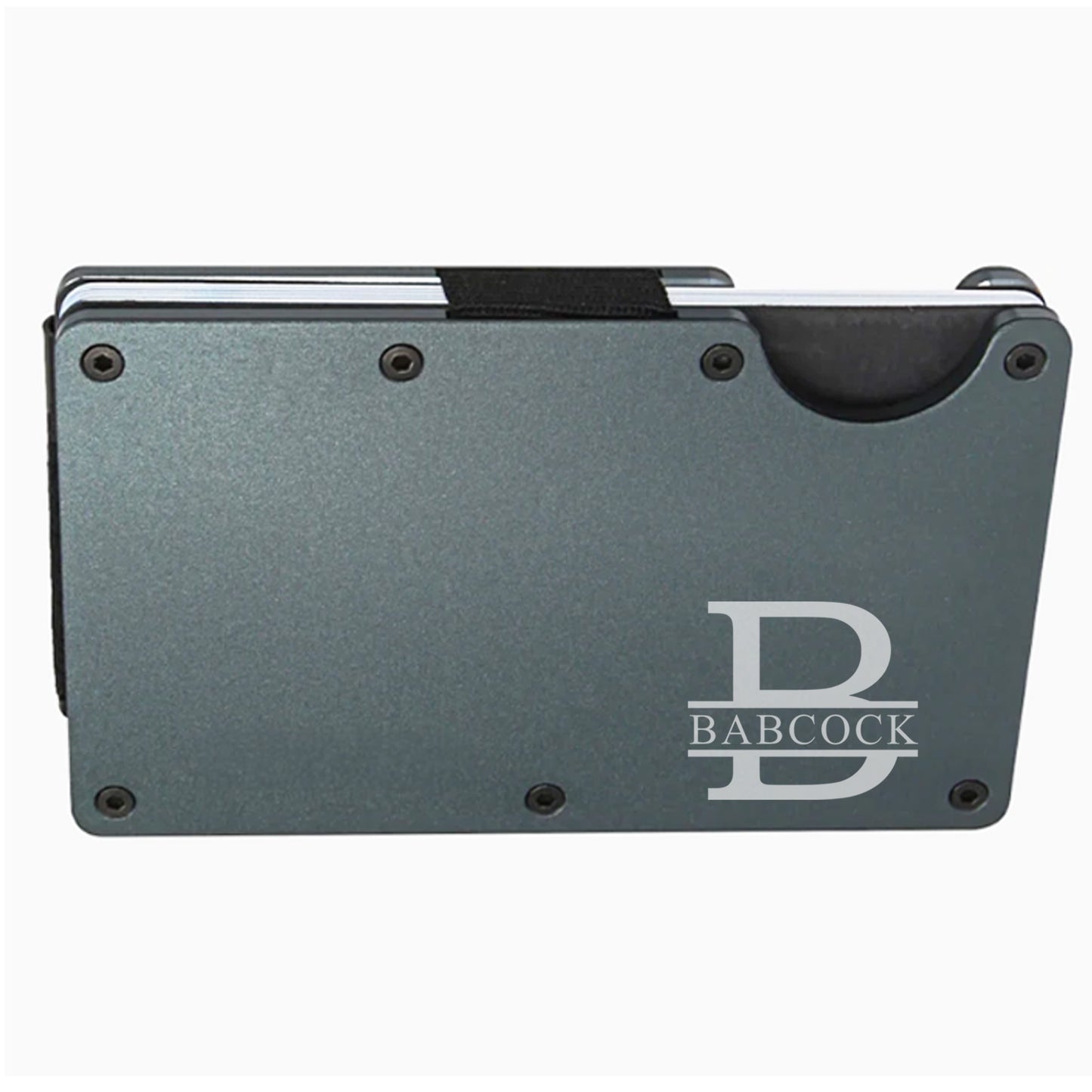 Monogram Slim RFID Men's Engraved Personalized Wallet