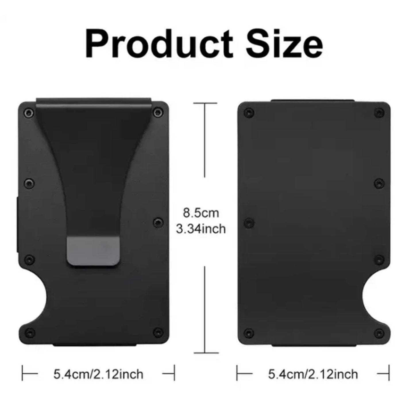 American Flag Slim Minimalist RFID Men's Engraved Personalized Wallet