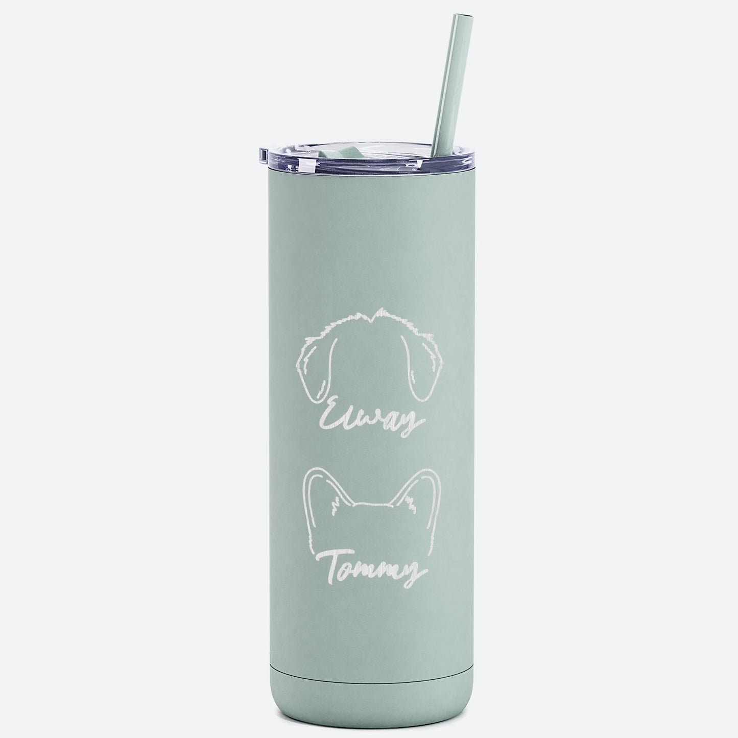 Pet Mama Personalized Engraved Soft Matte Tumbler 20oz