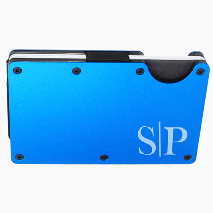 Minimalist Monogram Slim RFID Men's Engraved Personalized Wallet