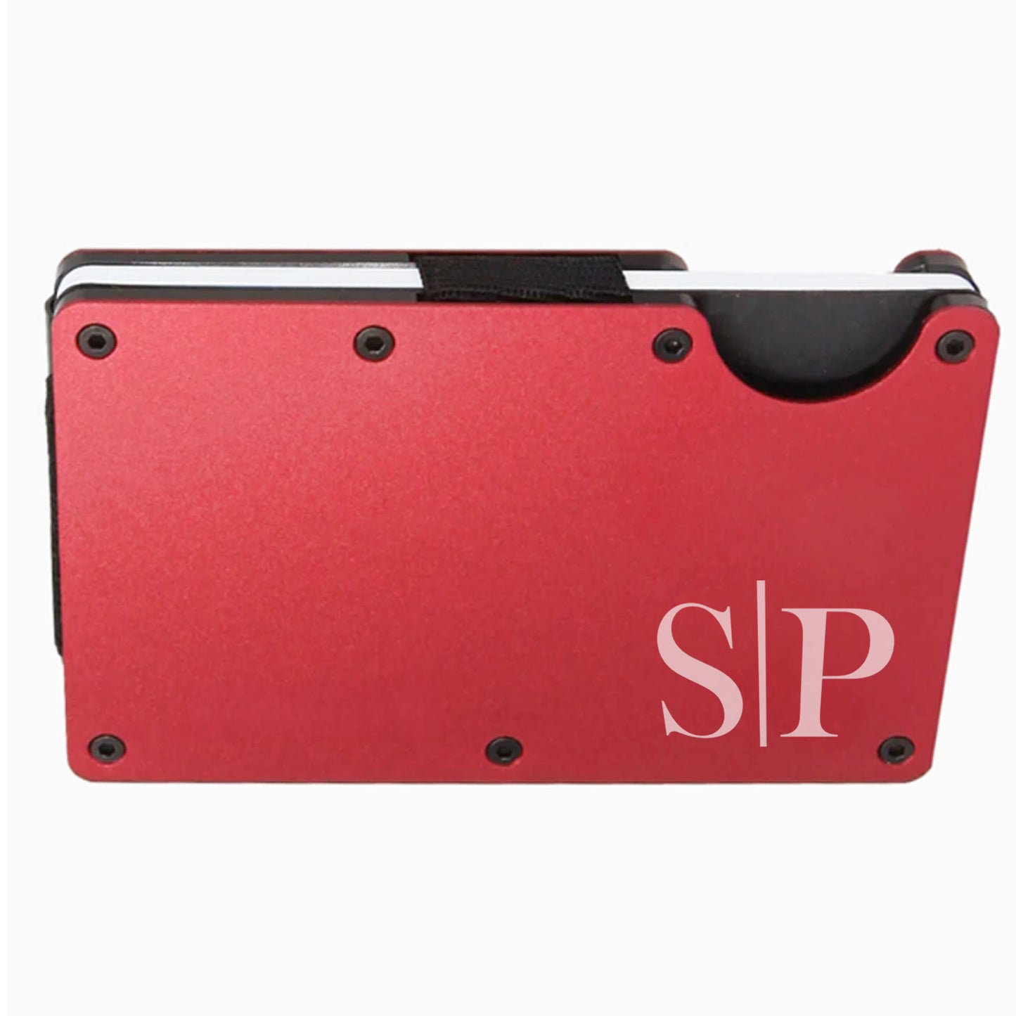 Minimalist Monogram Slim RFID Men's Engraved Personalized Wallet