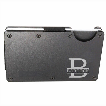 Monogram Slim RFID Men's Engraved Personalized Wallet