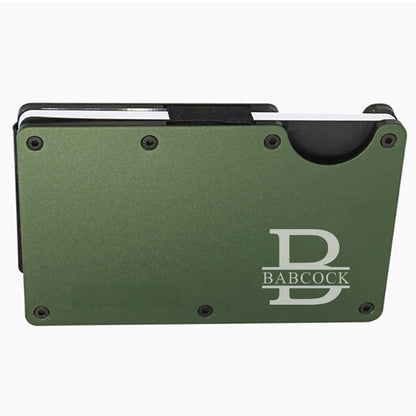 Monogram Slim RFID Men's Engraved Personalized Wallet