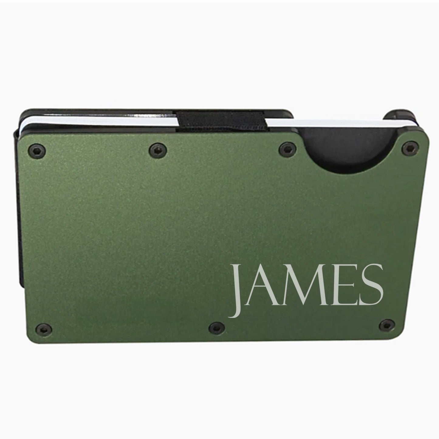Personalized Slim Minimalist RFID Men's Engraved Wallet