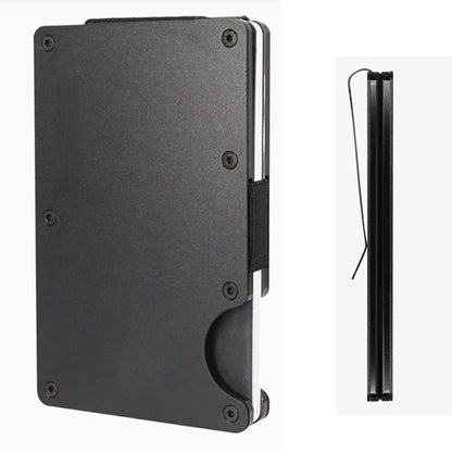 Minimalist Monogram Slim RFID Men's Engraved Personalized Wallet