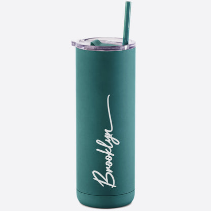 All in the Name Custom Engraved Soft Matte Tumbler 20oz