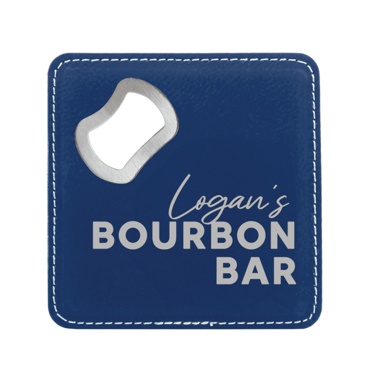 Bourbon Bar Bottle Opener Coaster