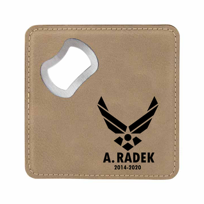 Armed Forces Bottle Opener Coaster