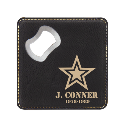 Armed Forces Bottle Opener Coaster