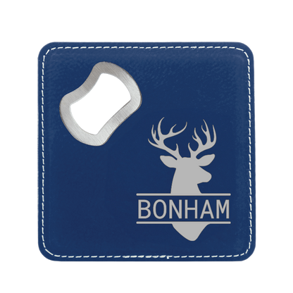 Buck Dreams Bottle Opener Coaster