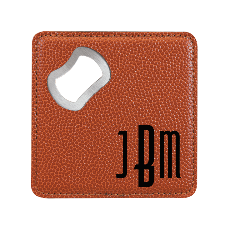 Only the Initials Bottle Opener Coaster