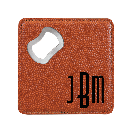 Only the Initials Bottle Opener Coaster