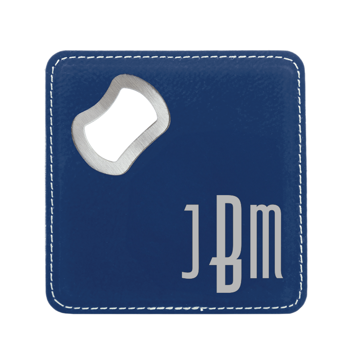 Only the Initials Bottle Opener Coaster