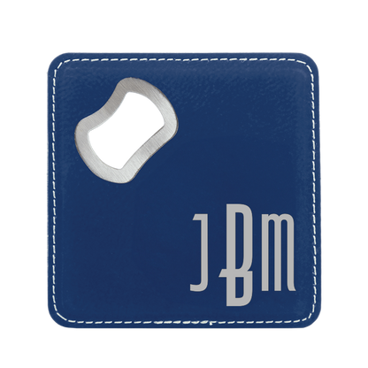 Only the Initials Bottle Opener Coaster