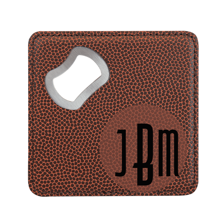 Only the Initials Bottle Opener Coaster