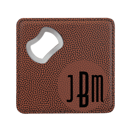 Only the Initials Bottle Opener Coaster