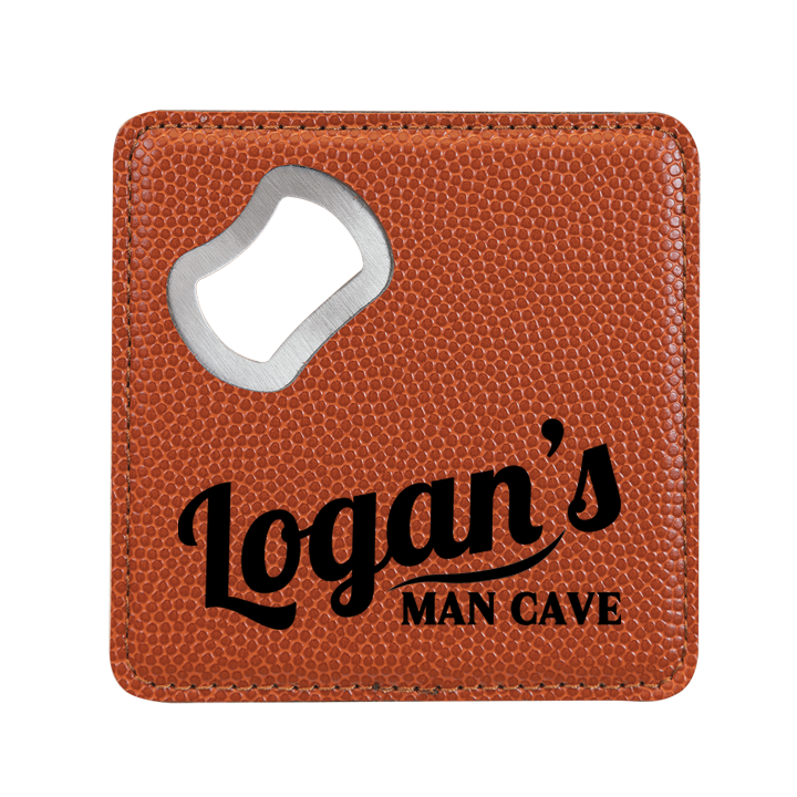 Man Cave Bottle Opener Coaster