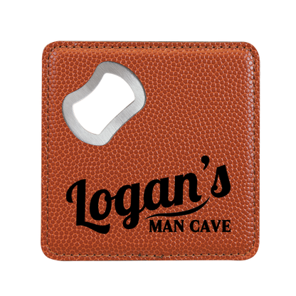 Man Cave Bottle Opener Coaster