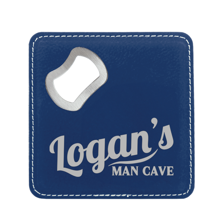 Man Cave Bottle Opener Coaster