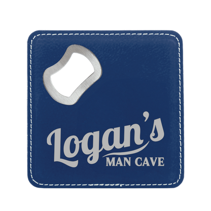 Man Cave Bottle Opener Coaster