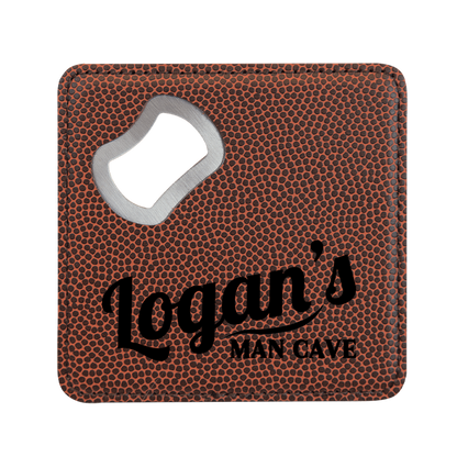 Man Cave Bottle Opener Coaster