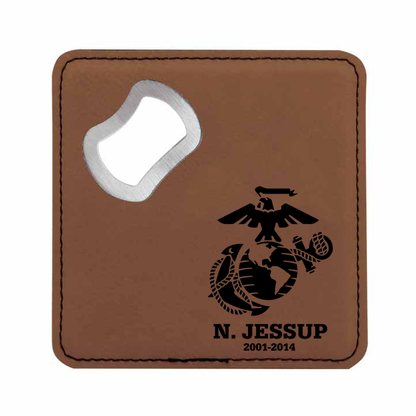 Armed Forces Bottle Opener Coaster