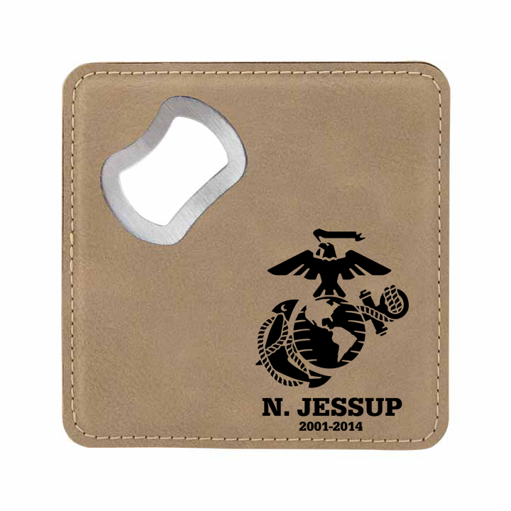 Armed Forces Bottle Opener Coaster