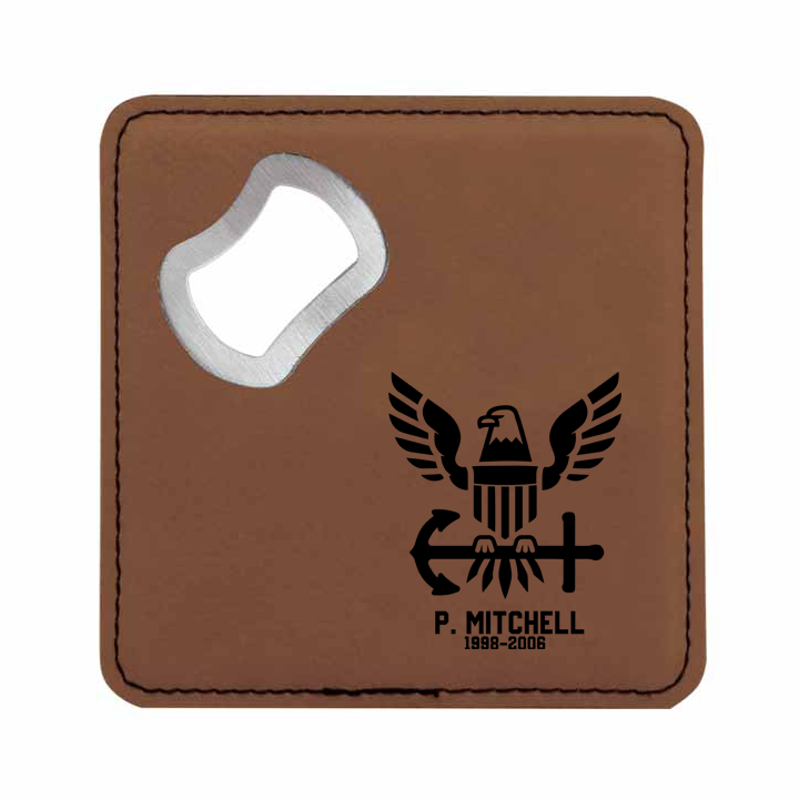 Armed Forces Bottle Opener Coaster