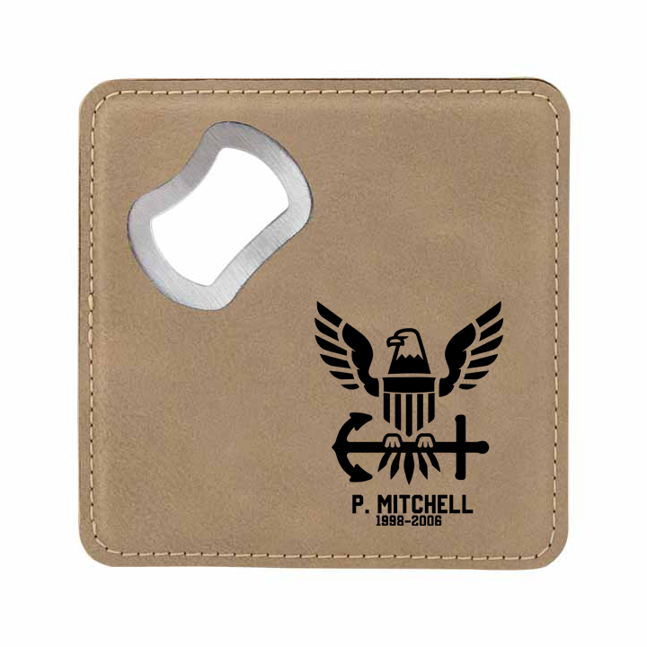 Armed Forces Bottle Opener Coaster