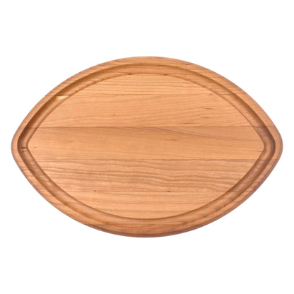 Create Your Own Personalized Football Shaped Cutting Board with Juice Groove