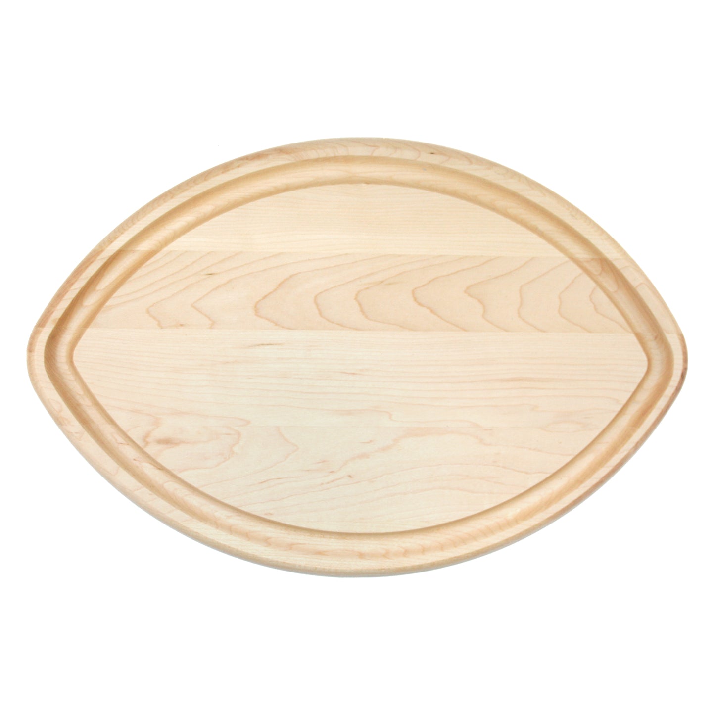 Create Your Own Personalized Football Shaped Cutting Board with Juice Groove