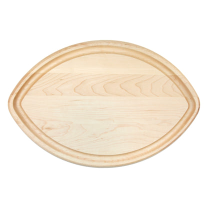 Create Your Own Personalized Football Shaped Cutting Board with Juice Groove