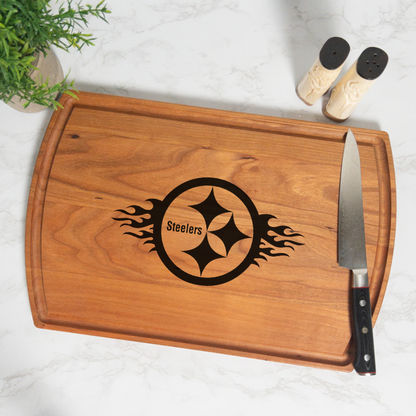 Inferno Personalized Cutting Board with Juice Groove