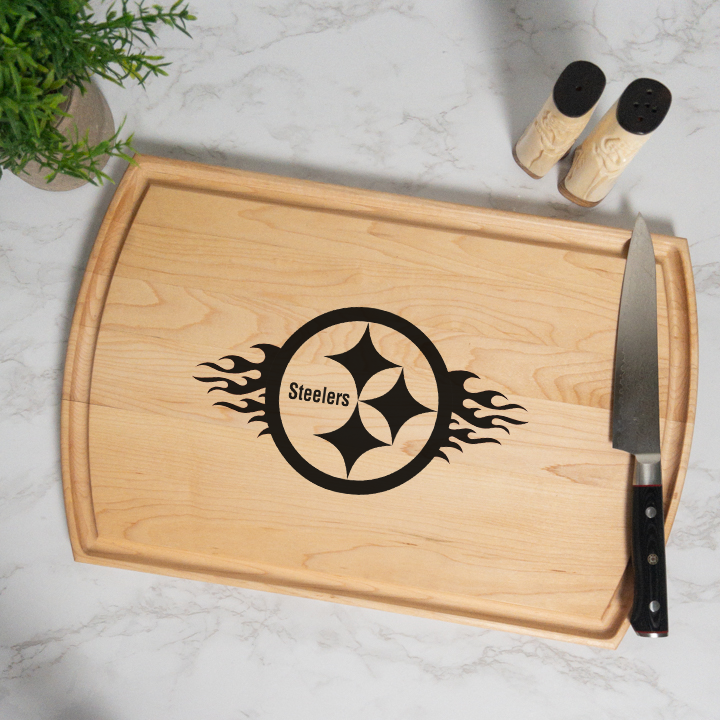 Inferno Personalized Cutting Board with Juice Groove