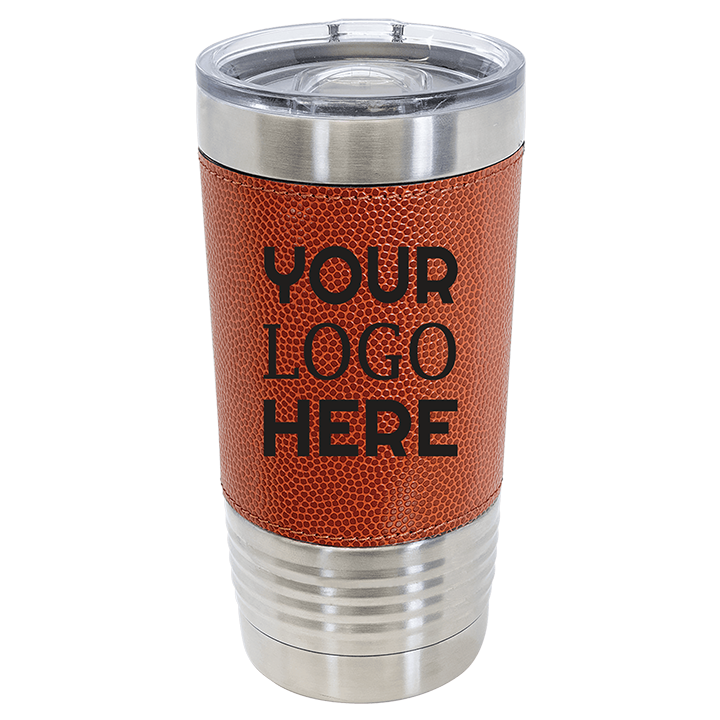 Sports Themed Leatherette Tumbler 20oz