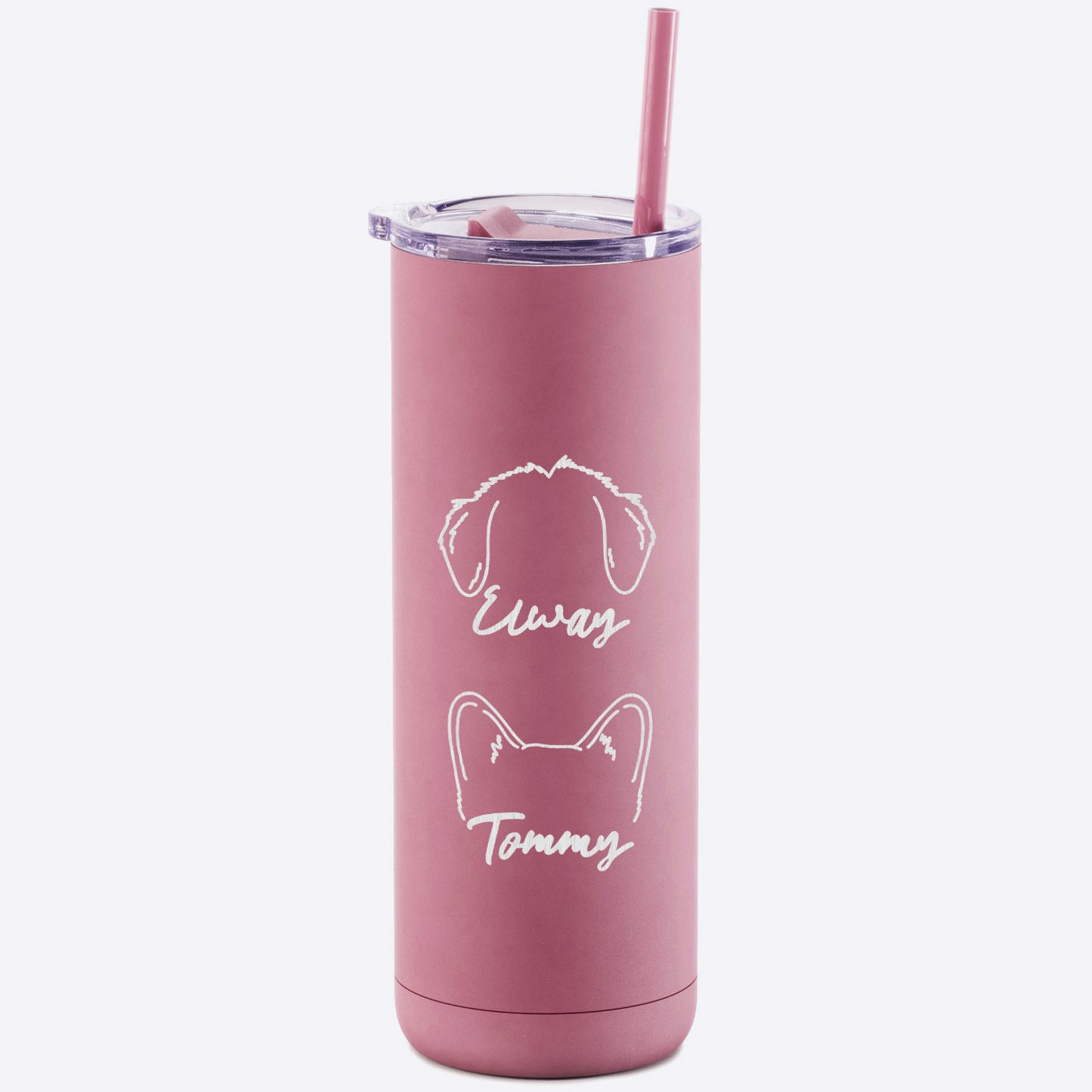 Pet Mama Custom Engraved Soft Matte Tumbler 20oz