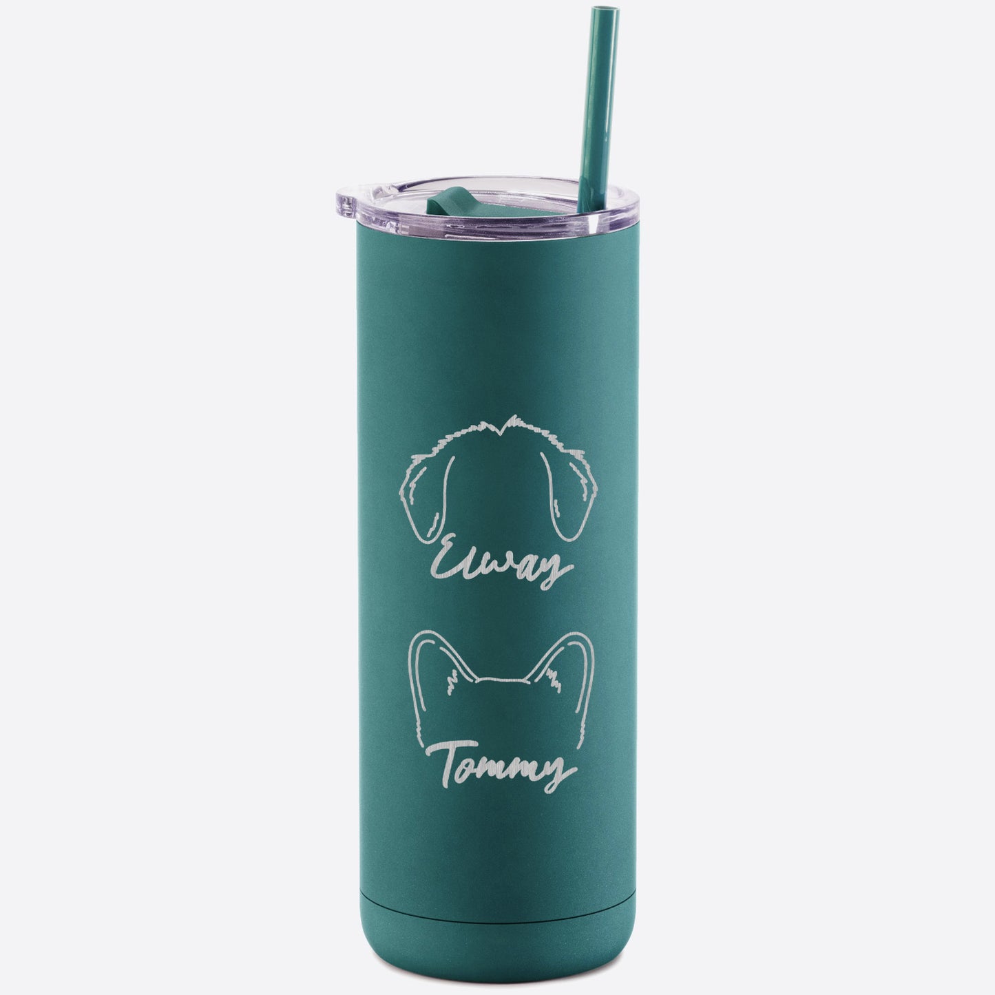 Pet Mama Custom Engraved Soft Matte Tumbler 20oz