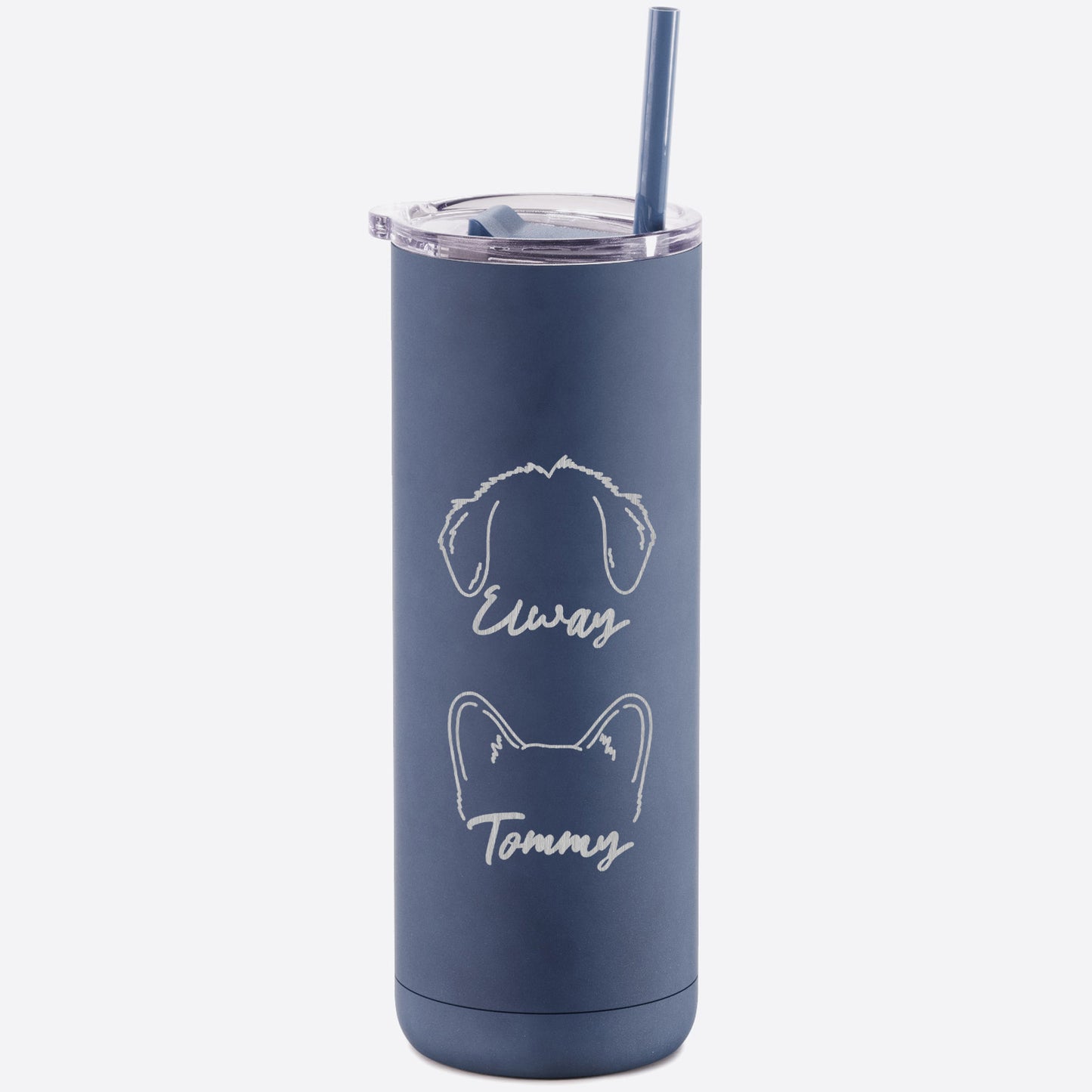 Pet Mama Custom Engraved Soft Matte Tumbler 20oz