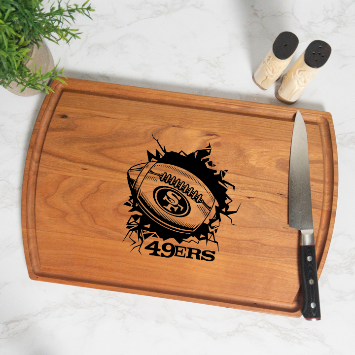 Smashing the Competition Personalized Cutting Board with Juice Groove