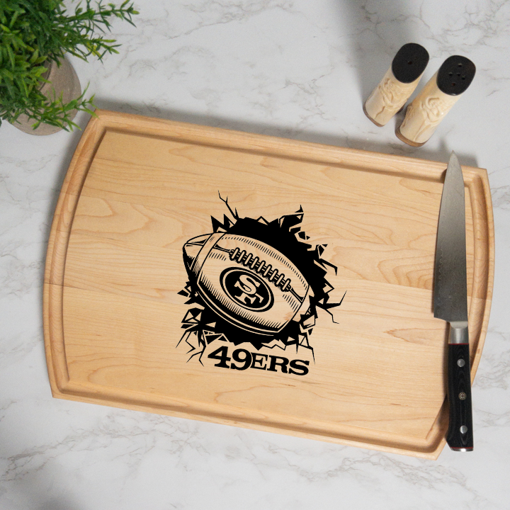 Smashing the Competition Personalized Cutting Board with Juice Groove