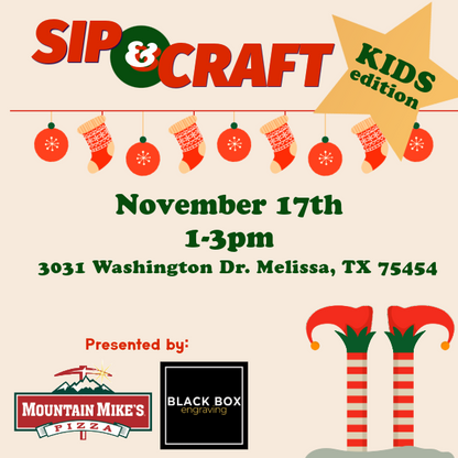 Sip & Craft Kids Edition Christmas Countdown