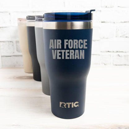 USA Pride Custom Engraved RTIC Tumbler 30oz