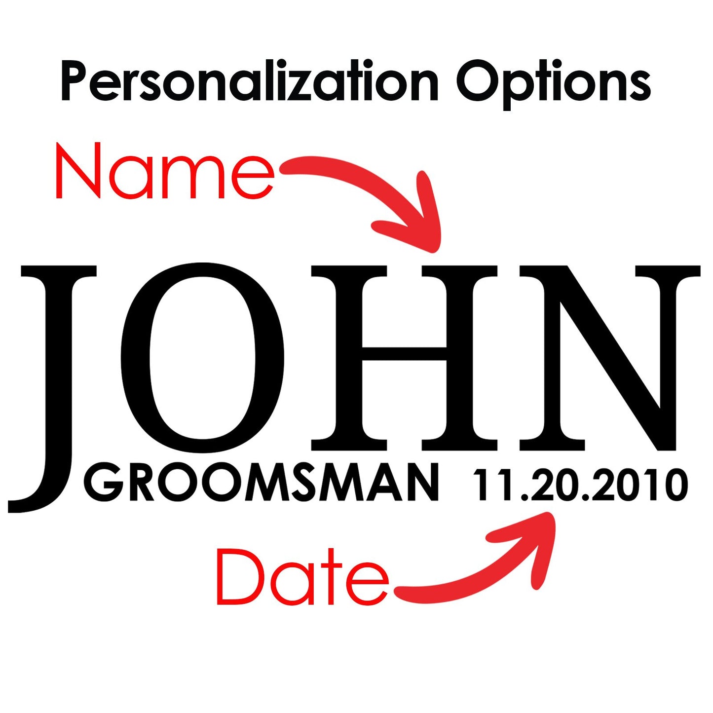 Groomsman Personalized Coaster with Bottle Opener Set of 2